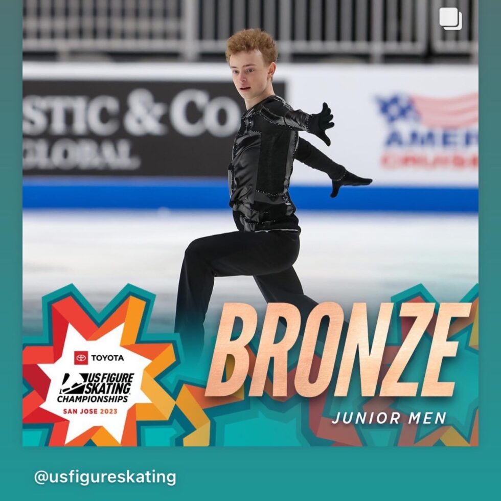 Congratulations to Robert Yampolsky for his Bronze Medal in Junior Men